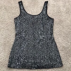 Brand New Express Sequin Tank Top
